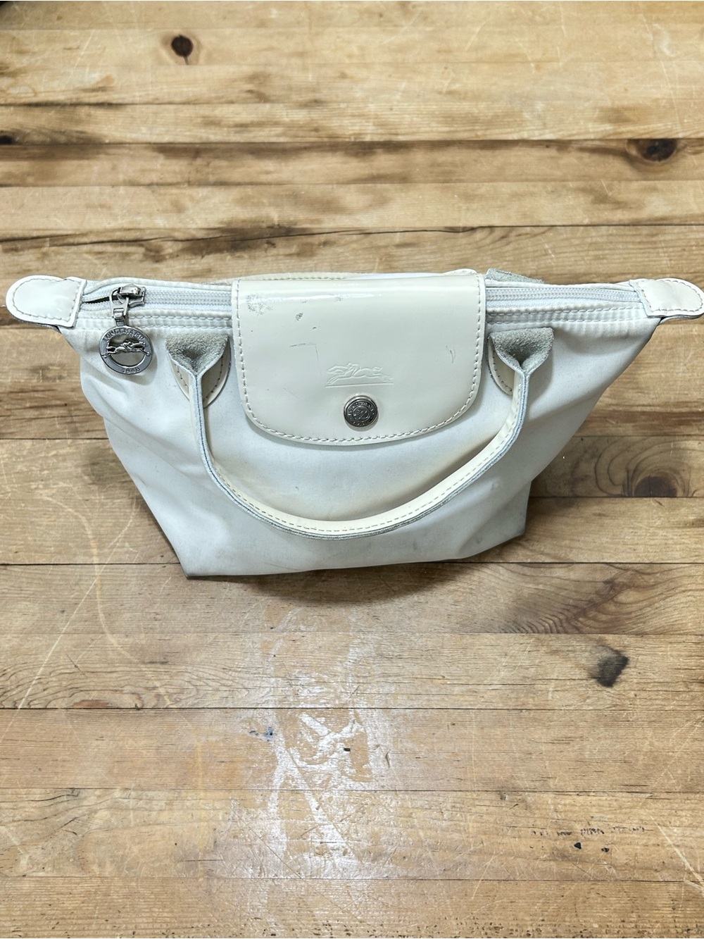 Small Longchamp Tote-Poor Condition